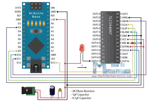 breadboard layout